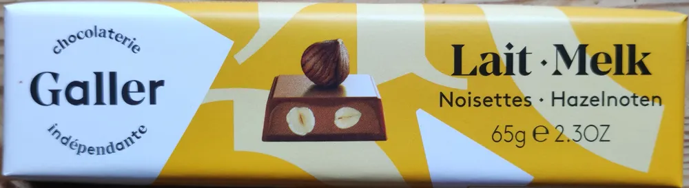 Chocolat Lait Noisettes