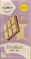 Chocolat blanc praliné
