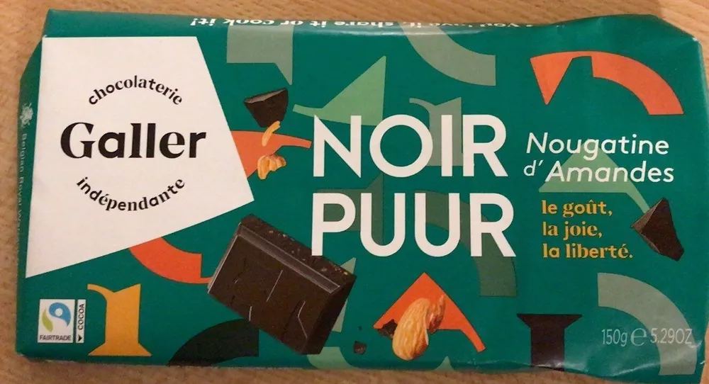 Noir nougatine d'amandes