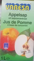 Jus de pomme à base de concentré