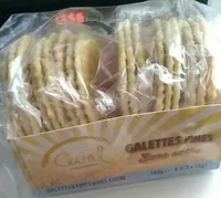 Galettes fines sans sucre
