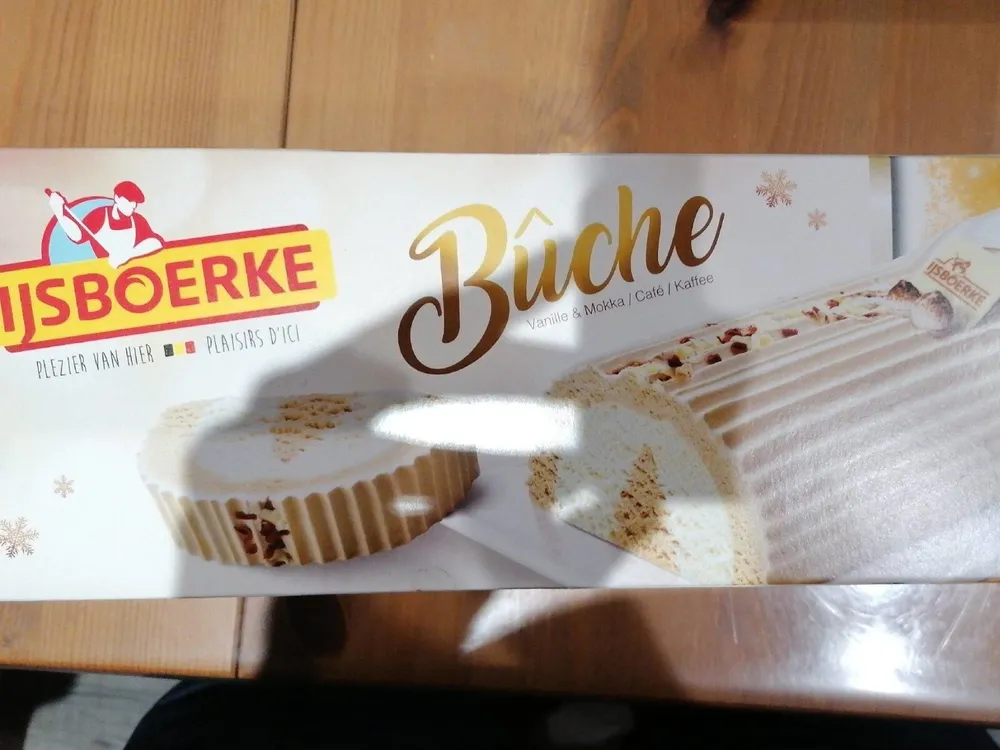 Bûche vanille-mokka