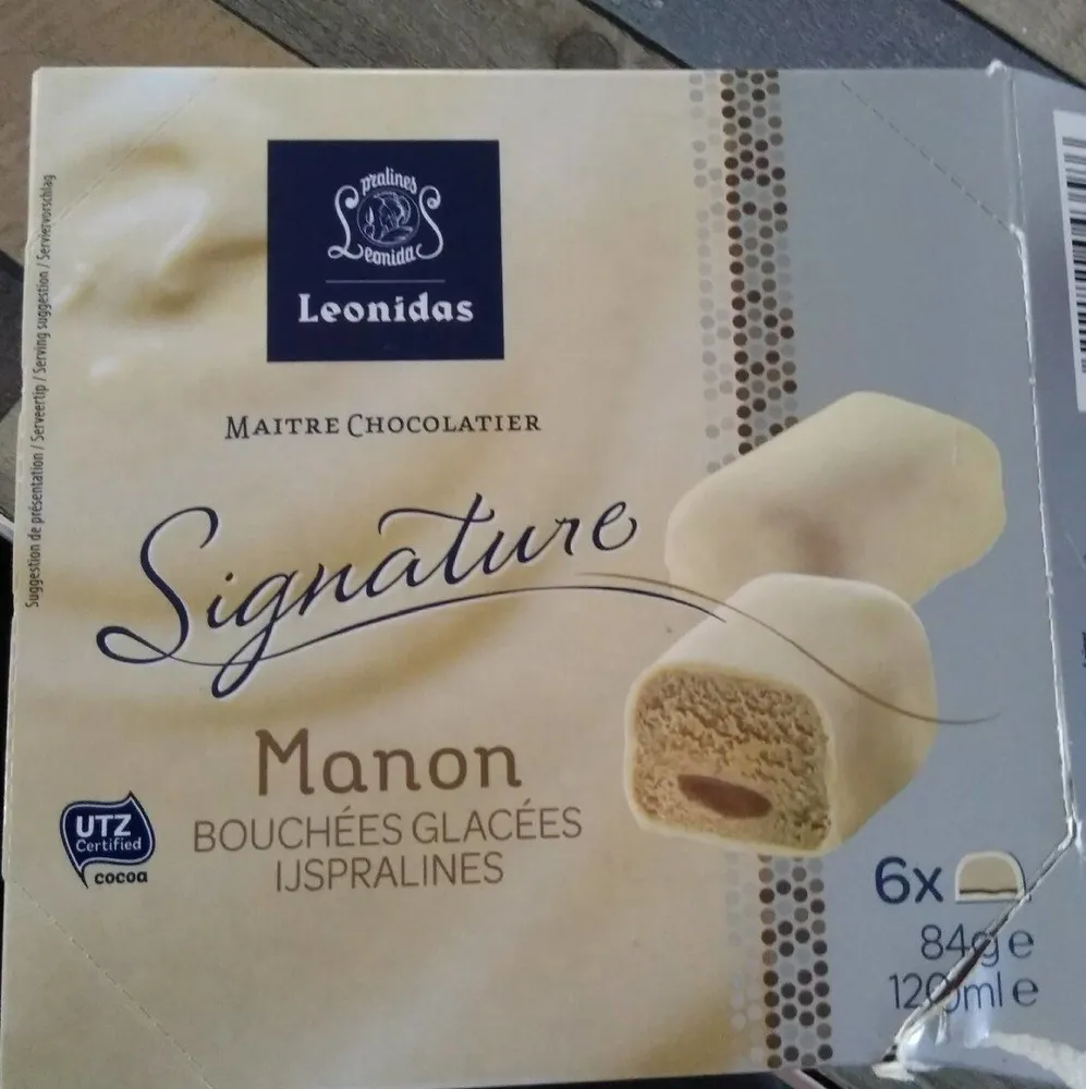 Leonidas manon bouchée glacées