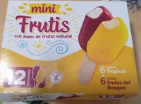 Mini frutis sabor tropical y frutas del bosque