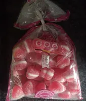 Bonbon gommes cœur cerises