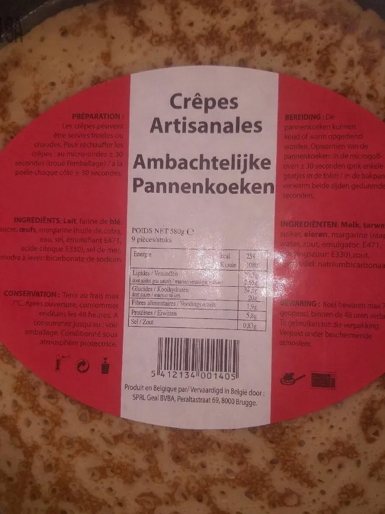 Crêpes artisanales