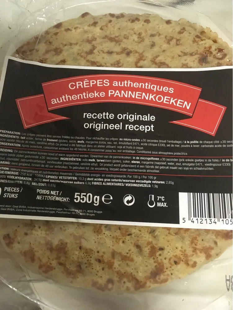 Crêpes authentiques