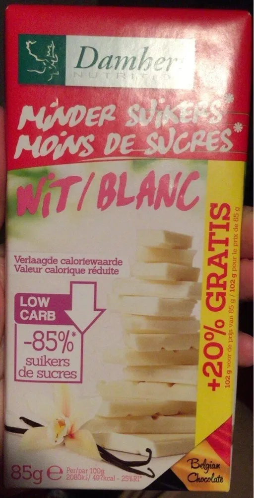 Damhert chocolat blanc