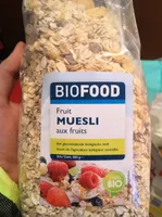 Muesli aux fruits