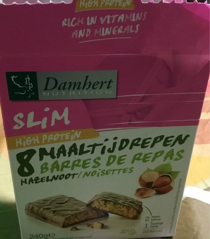 Barres de repas noisettes