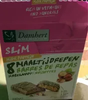 Barres de repas noisettes