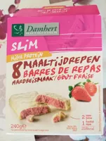 Slim barre de repas fraise