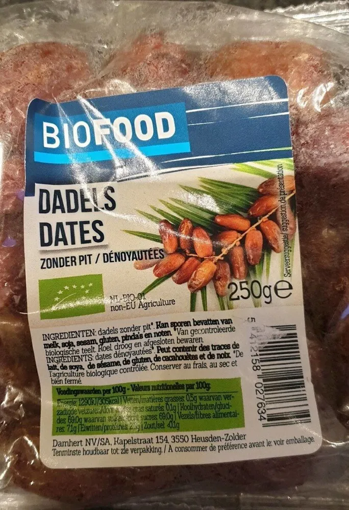 Biofood dadels
