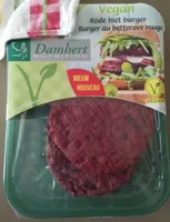 Burger au betterave rouge