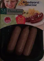 Damhert braadworst