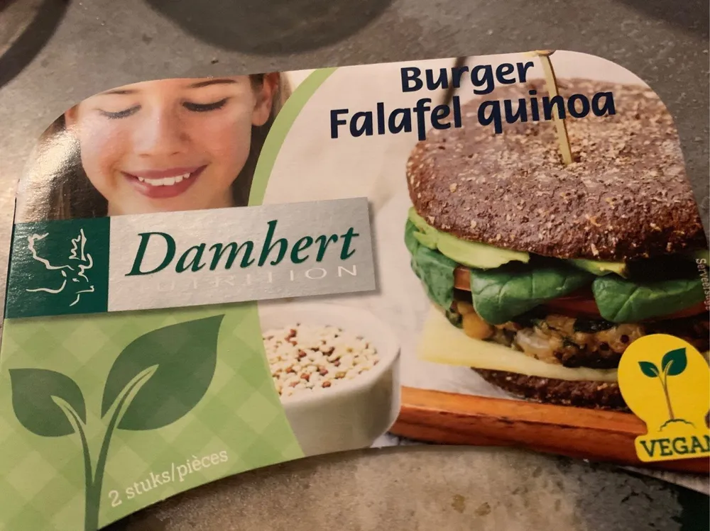 Burger falafel quinoa