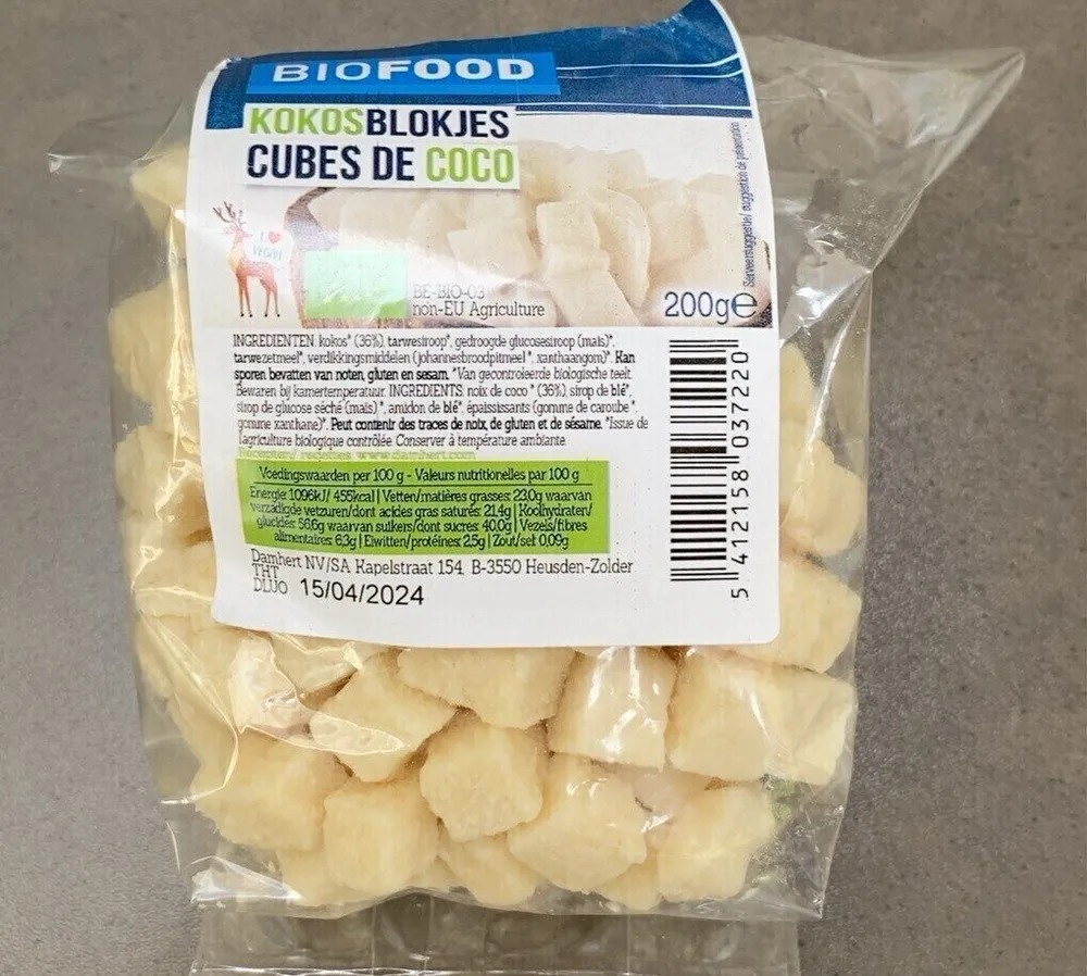 Cubes de coco