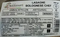 Lasagne bolognese chef