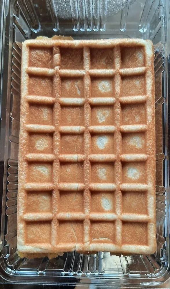 Gaufre aux fruits fourrée