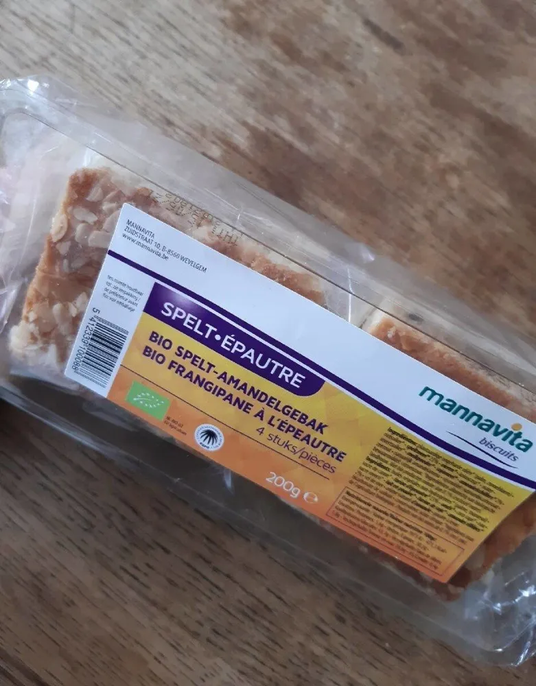 Bio frangipane à l'épeautre 4 pièces
