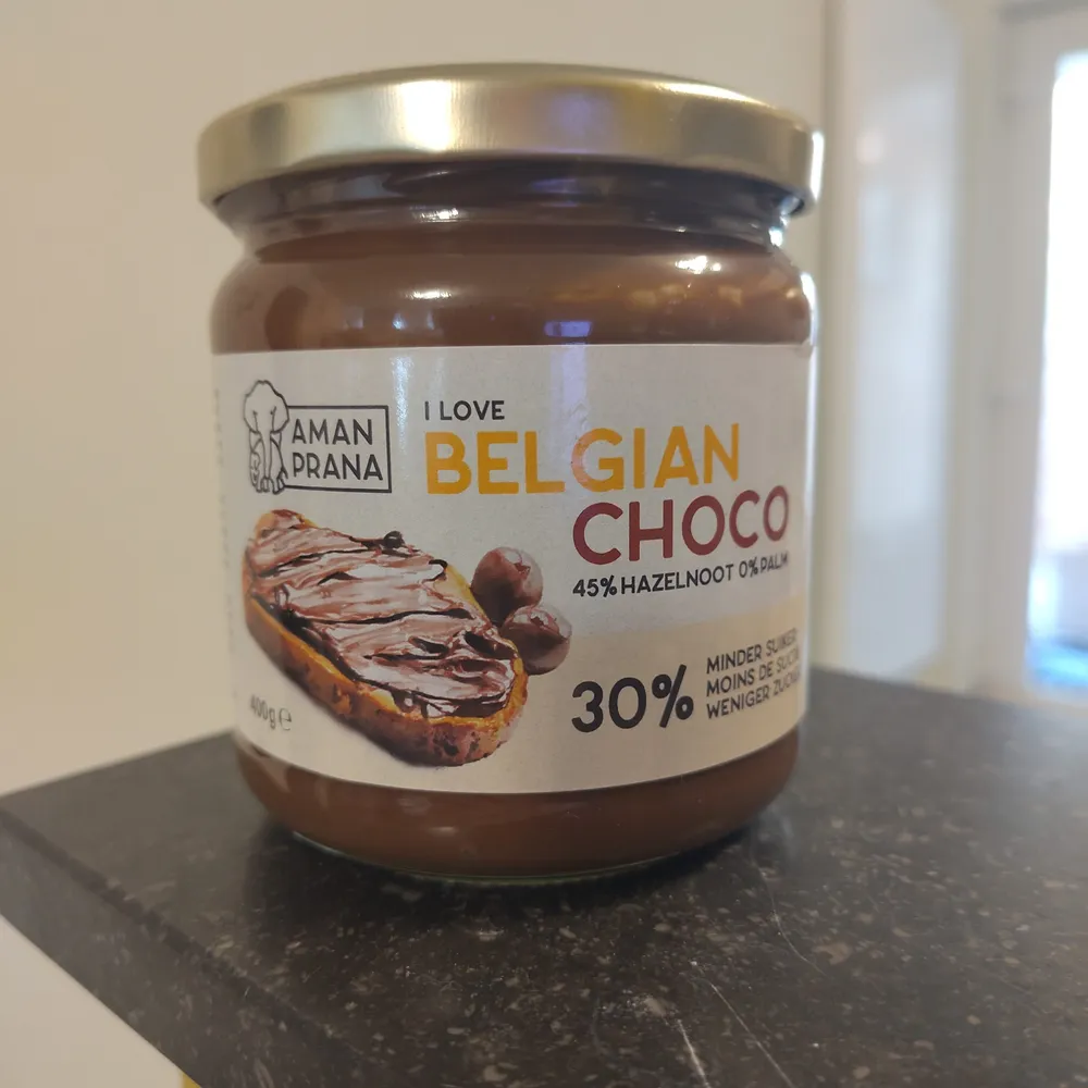 I love Belgium choco hazelnut spread