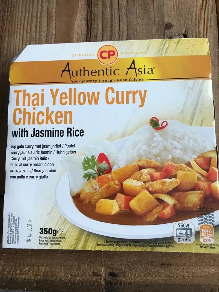 Thai yellow curry with jasmin tice