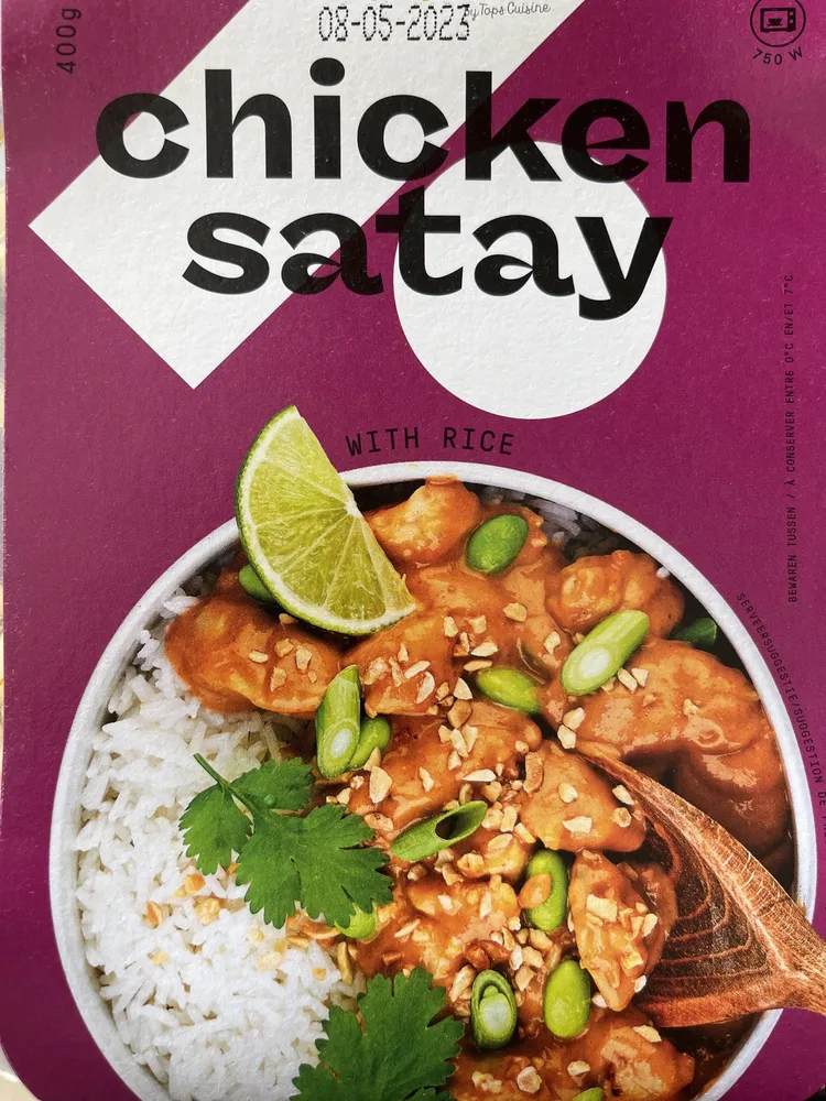 Chicken Satay with Rice