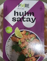 Huhn Satay mit Reis