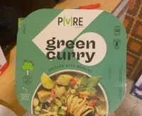 Green curry chicken with noodles