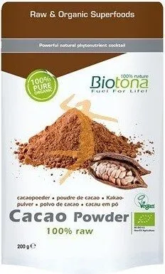 Cacao Cru Bio En Poudre - 200 GR - Biotona