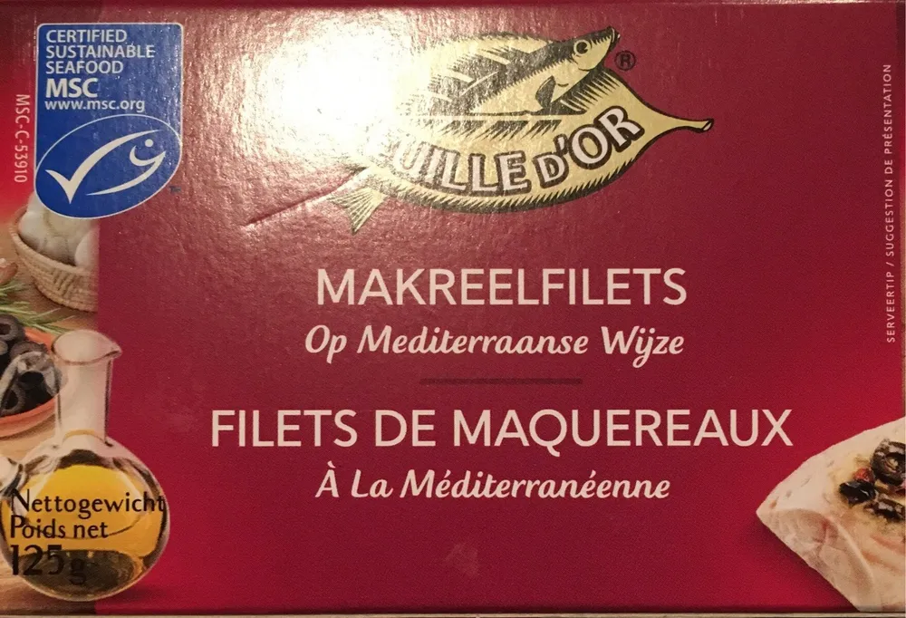 Filet de maquereaux a la mediterraneenne