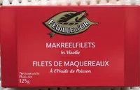 Filets de maquereaux a l’huile de poisson