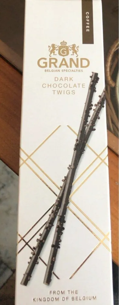 Dark chocolate twigs