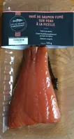 Pavé de saumon fumé sur peau à la ficelle