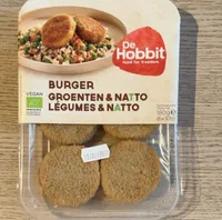 Burger légumes et natto
