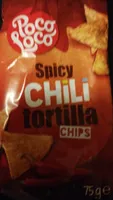 Spicy chili tortilla chips