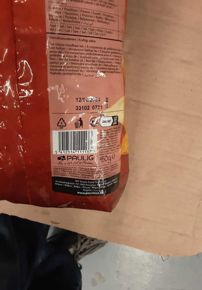 450G Tortilla Chips Chili Poco Loco