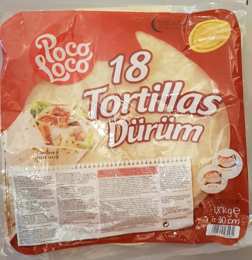 Tortillas dürüm