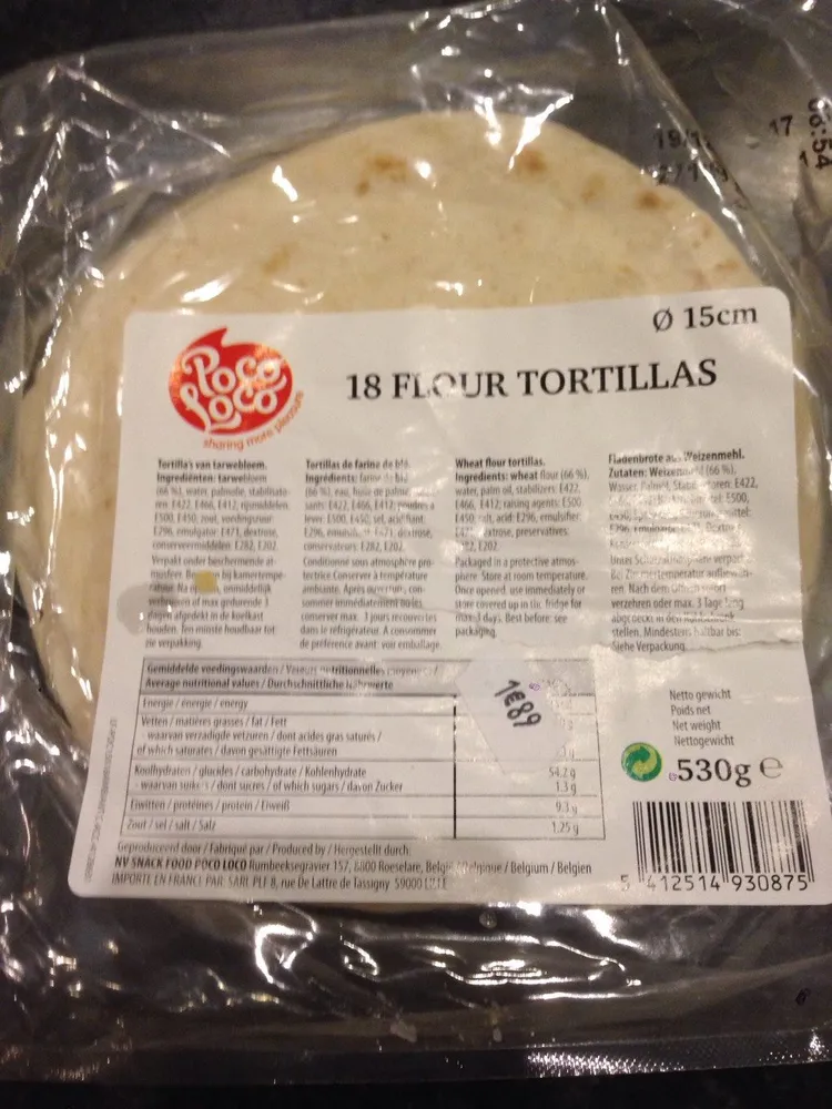 Tortillas 15CM Poco Loco