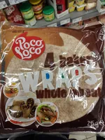 Poco Loco Whole Wheat Bakery Wraps 245 G (4 Pieces)