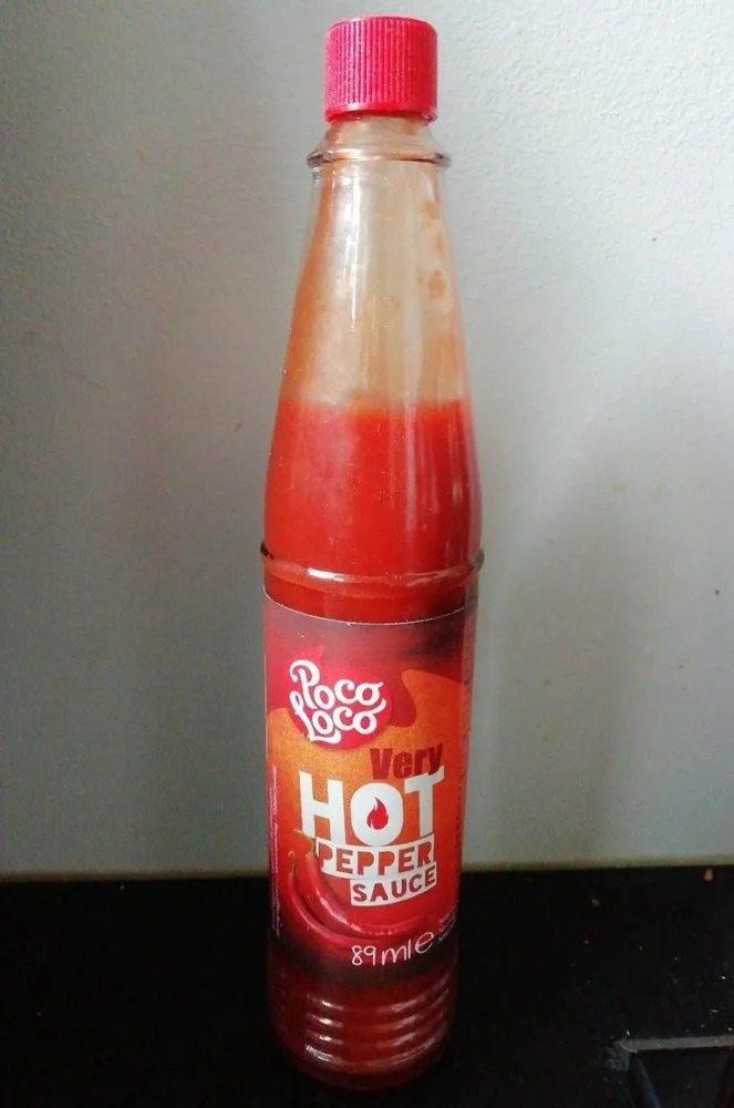 Very hot pepper sauce