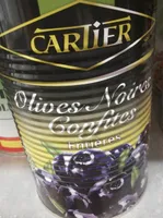 Olives noires confites