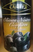 olives noires confites dénoyautées