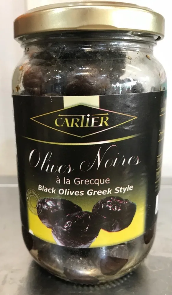 Olives noires à la Grecque