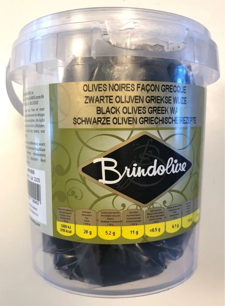 Olives noires façon grecque