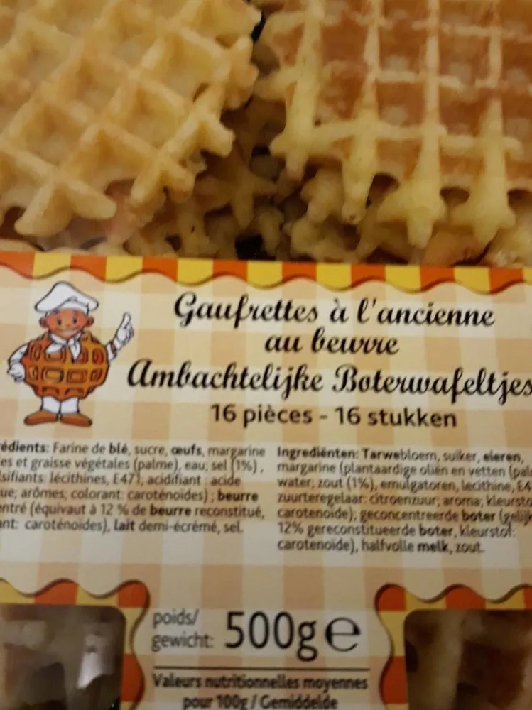 Gaufrettes à l'Ancienne au Beurre
