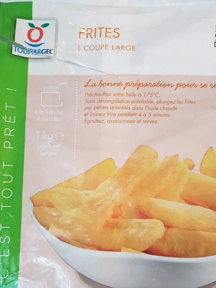 Frites coupé large