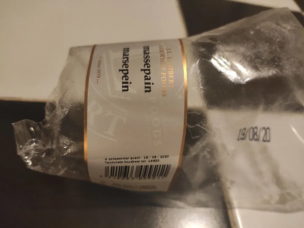 pâte d'amande massepain