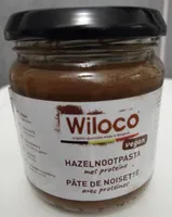 Pâte de noisettes avec protéines