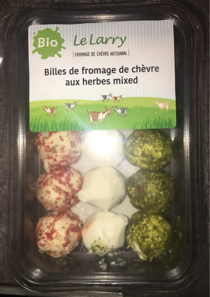 Billes de fromage de chèvre aux herbes mixed